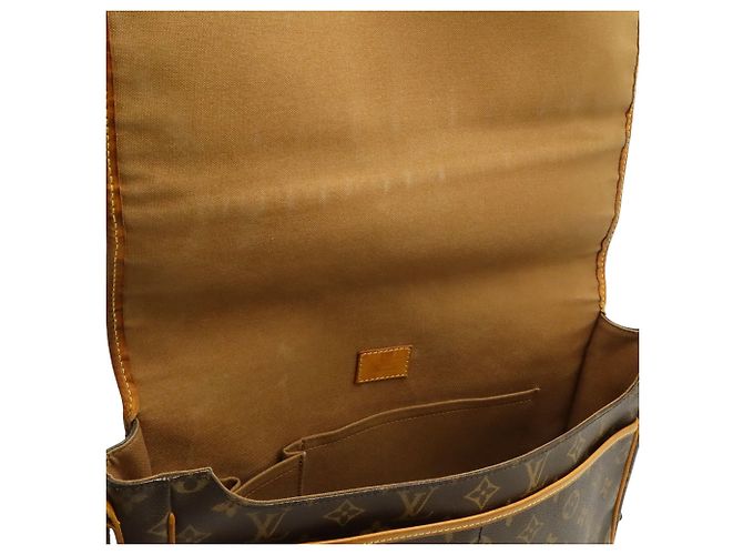 Borsa Louis Vuitton Monogram GM Bosphore Marrone - vista 8
