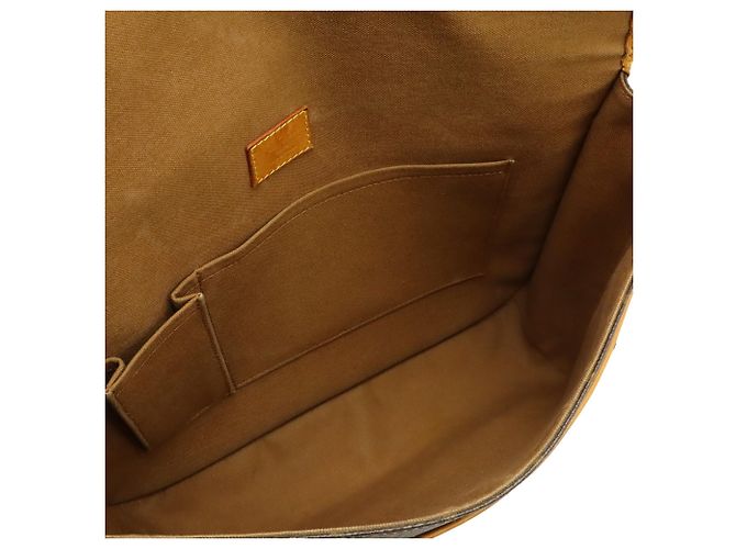 Borsa Louis Vuitton Monogram GM Bosphore Marrone - vista 9