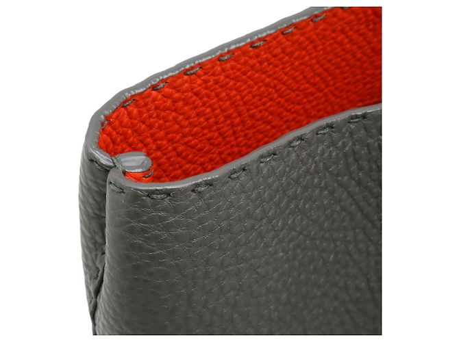 Fendi Carla Selleria Tote Bag Braun Rot - Ansicht 6