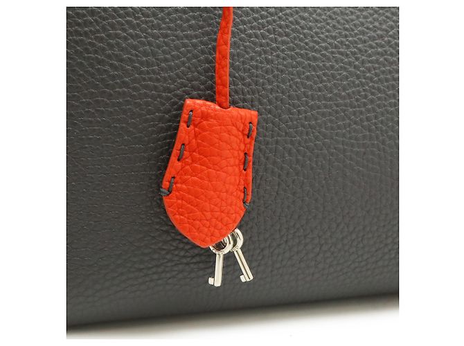 Fendi Carla Selleria Tote Bag Braun Rot - Ansicht 9