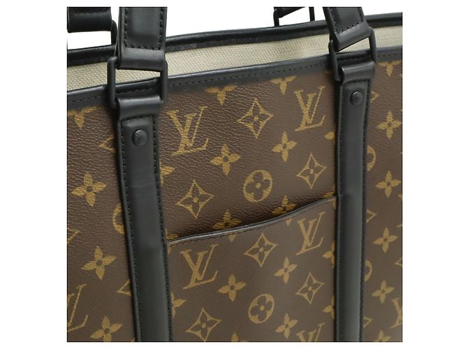 Borsa Weekend Tote PM Louis Vuitton Monogram Macassar Monogramma - vista 10