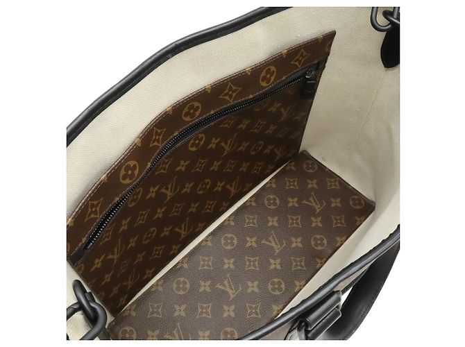 Borsa Weekend Tote PM Louis Vuitton Monogram Macassar Monogramma - vista 6