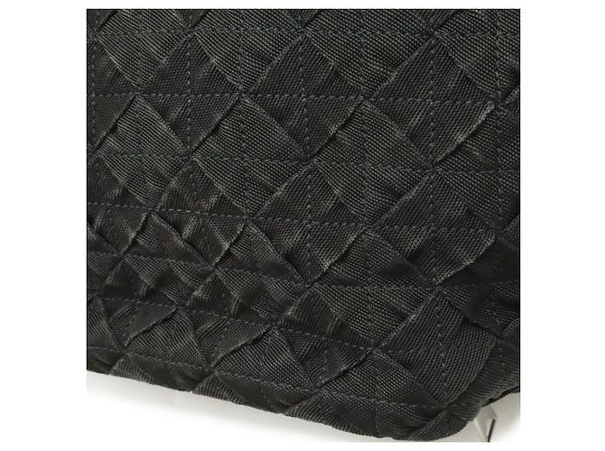 Borsa a Spalla Bottega Veneta Intrecciato Webbing Nero - vista 10