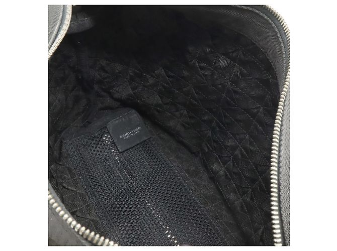 Borsa a Spalla Bottega Veneta Intrecciato Webbing Nero - vista 8