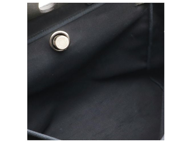 Hermès Borsa a mano/Borsa a tracolla Hermes Herbag MM Nero - vista 8