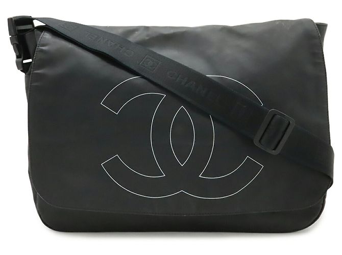 CHANEL Sport Line Coco Mark Handbag Black - view 2
