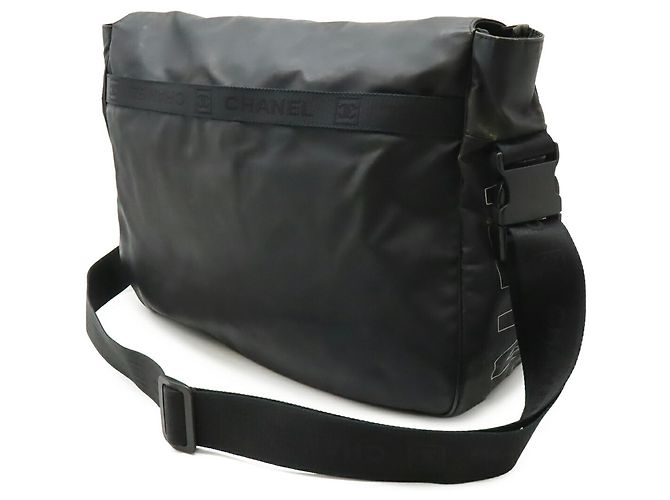 CHANEL Sport Line Coco Mark Handbag Black - view 3