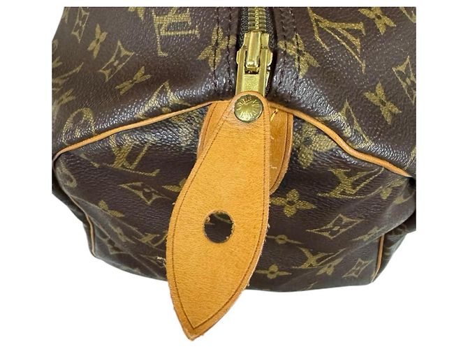 Borsa Louis Vuitton Speedy 40 Monogram Marrone - vista 14