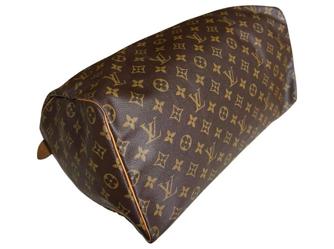 Borsa Louis Vuitton Speedy 40 Monogram Marrone - vista 6