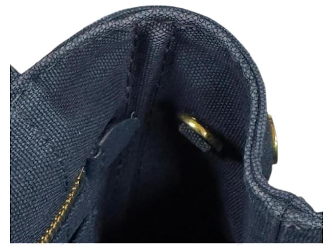 Borsa tote a tracolla Canapa Prada Blu navy - vista 11