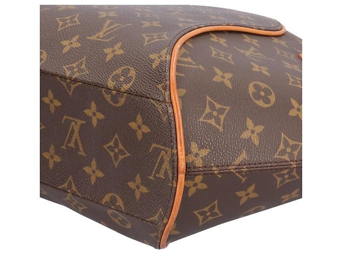 Borsa a tracolla Louis Vuitton Ellipse Shopping Monogram Marrone - vista 10