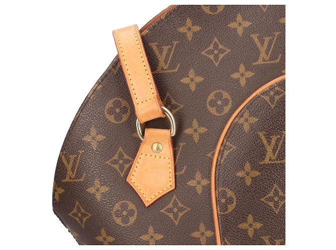 Borsa a tracolla Louis Vuitton Ellipse Shopping Monogram Marrone - vista 12
