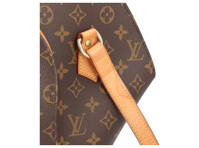 Borsa a tracolla Louis Vuitton Ellipse Shopping Monogram Marrone - vista 13