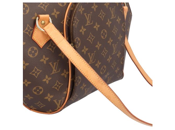 Borsa a tracolla Louis Vuitton Ellipse Shopping Monogram Marrone - vista 14