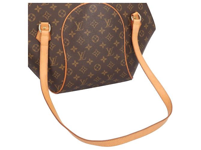 Borsa a tracolla Louis Vuitton Ellipse Shopping Monogram Marrone - vista 16