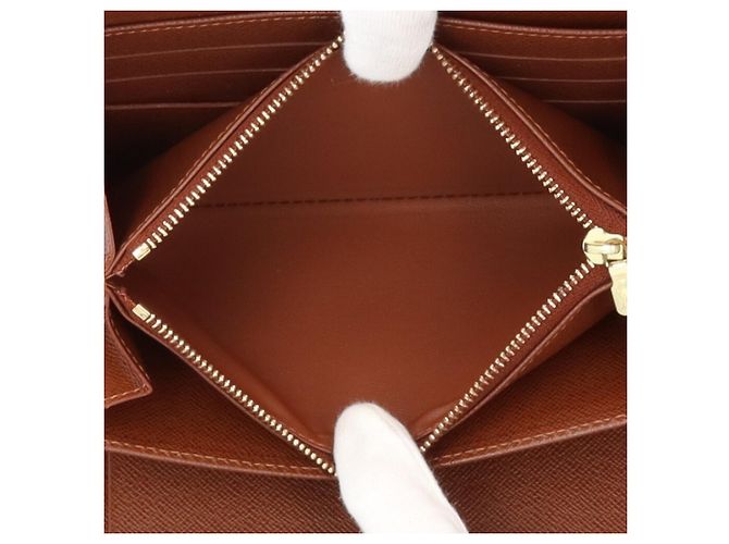 Zippy Portafoglio lungo Louis Vuitton Monogram Marrone - vista 7