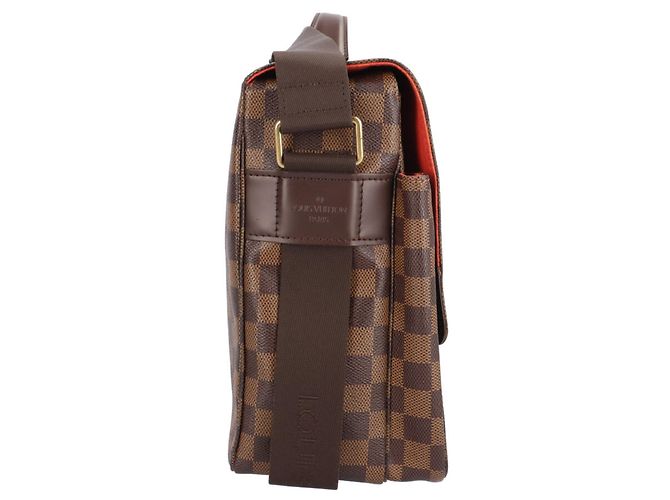 Borsa a tracolla Louis Vuitton Broadway Damier Marrone - vista 4