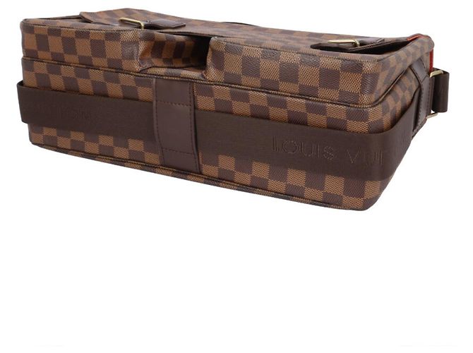 Borsa a tracolla Louis Vuitton Broadway Damier Marrone - vista 5