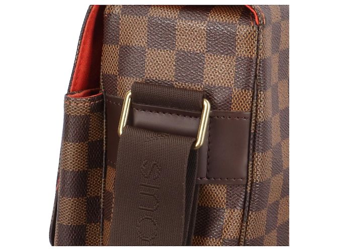 Borsa a tracolla Louis Vuitton Broadway Damier Marrone - vista 8