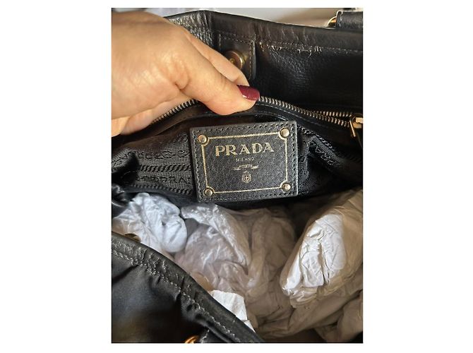 Prada Tasche aus Nylon schwarz - Ansicht 3