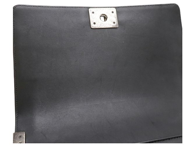 Borsa a Spalla Chanel Boy Chanel Matelassé Nero - vista 7