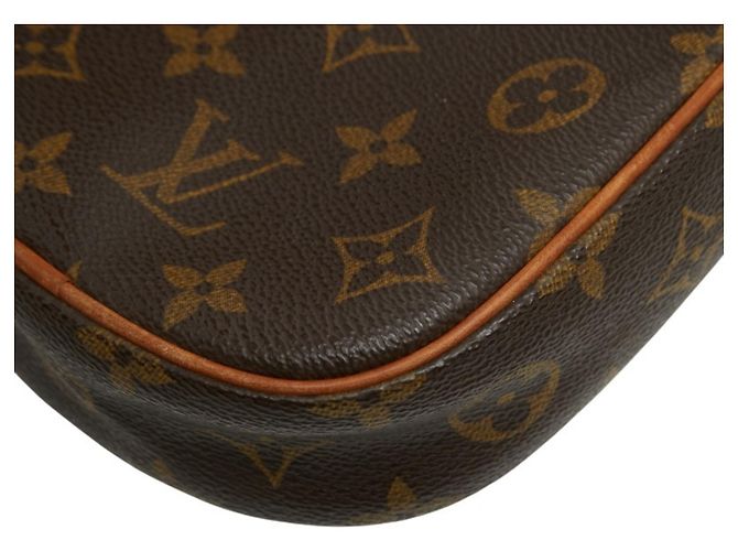 Borsa a tracolla Monogram Pochette Gange Louis Vuitton Marrone - vista 4