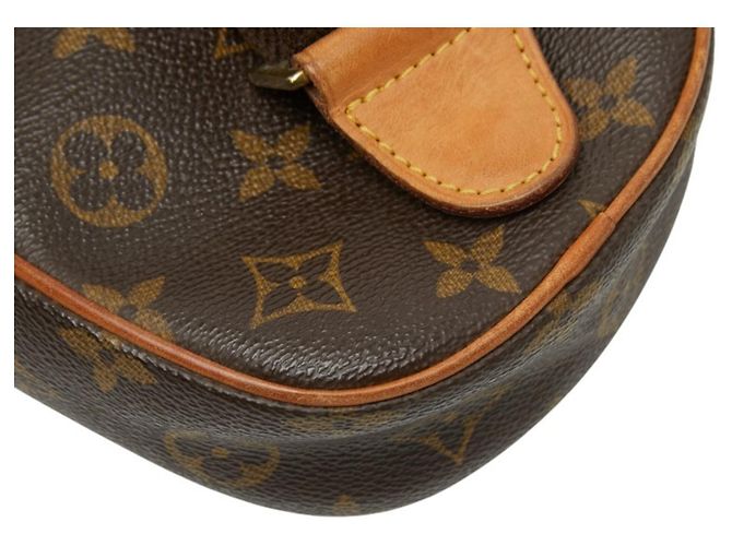 Borsa a tracolla Monogram Pochette Gange Louis Vuitton Marrone - vista 5