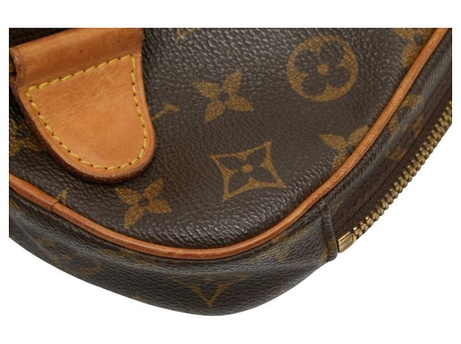 Borsa a tracolla Monogram Pochette Gange Louis Vuitton Marrone - vista 6