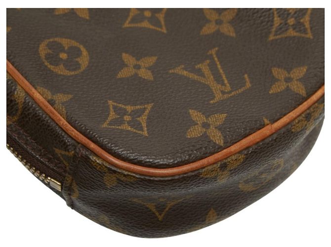 Borsa a tracolla Monogram Pochette Gange Louis Vuitton Marrone - vista 7