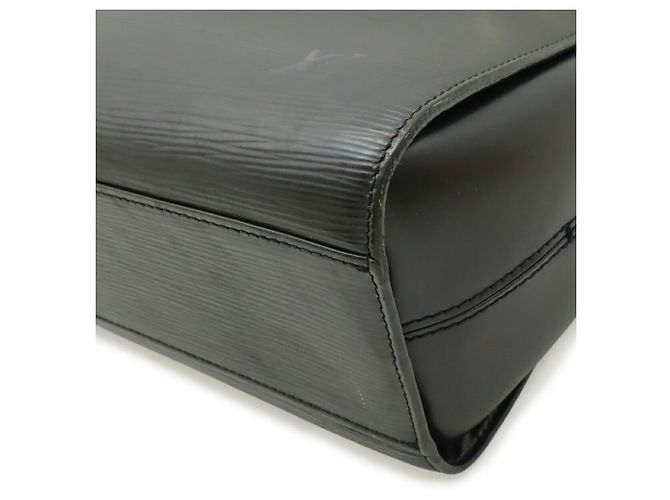 Borsa Tote Louis Vuitton Epi Duplex Shoulder Noir Black Nero - vista 4