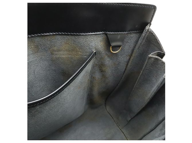 Borsa Tote Louis Vuitton Epi Duplex Shoulder Noir Black Nero - vista 7