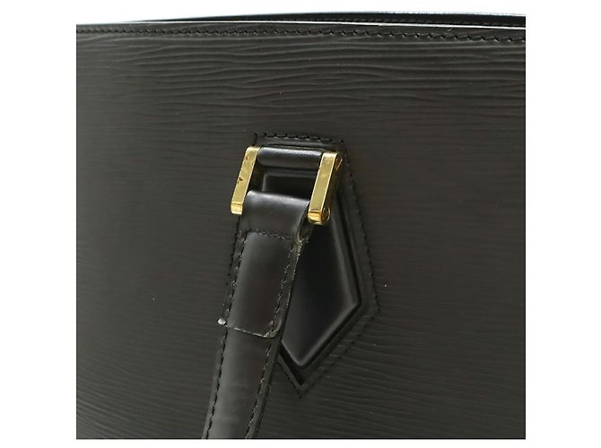 Borsa Tote Louis Vuitton Epi Duplex Shoulder Noir Black Nero - vista 9