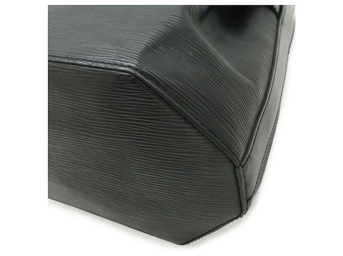 Borsa a Spalla Louis Vuitton Epi Sac Depaule PM Nero - vista 4