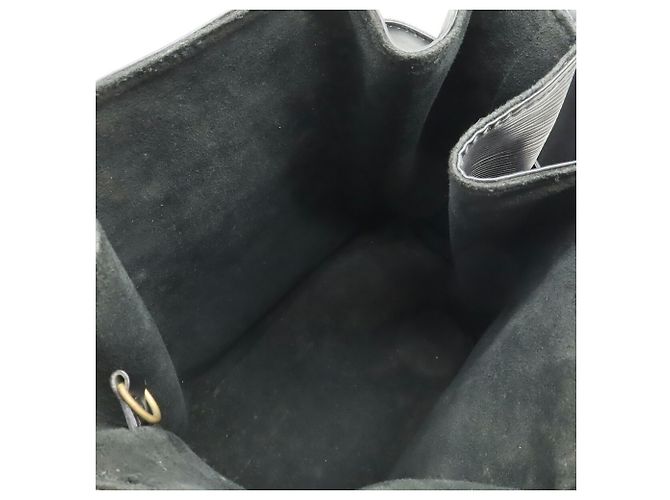 Borsa a Spalla Louis Vuitton Epi Sac Depaule PM Nero - vista 7
