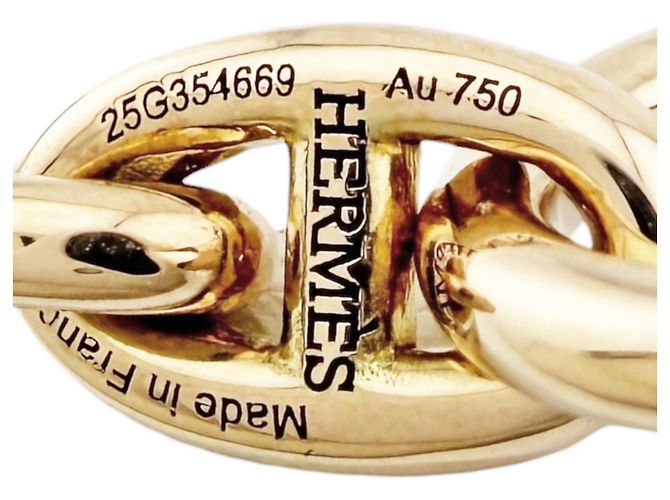 Hermès Bracciale Chaine d'Ancre in oro rosa 18K Hermes - vista 4