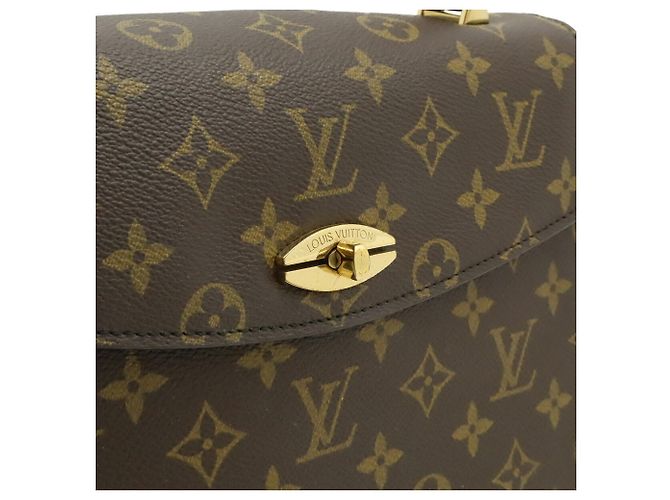 Borsa Louis Vuitton Monogram Malesherbes Marrone - vista 10