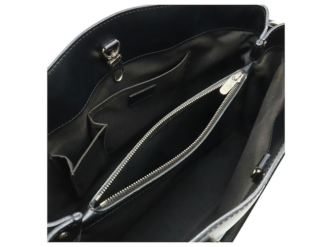 Borsa Tote Louis Vuitton Epi Passy GM Nero - vista 6