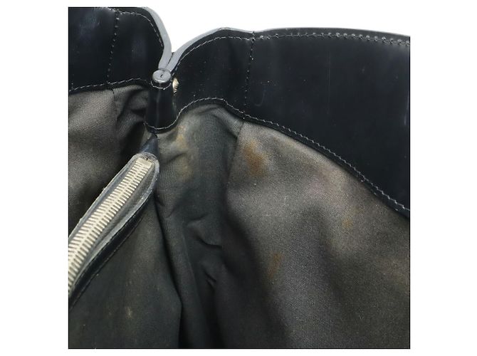 Borsa Tote Louis Vuitton Epi Passy GM Nero - vista 7