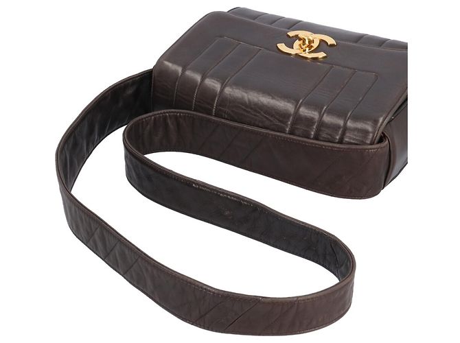 Borsa a tracolla Chanel Mademoiselle in pelle nera Nero - Ansicht 12