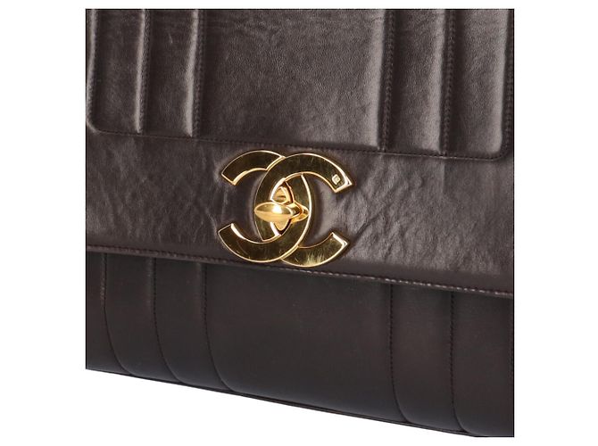Borsa a tracolla Chanel Mademoiselle in pelle nera Nero - Ansicht 13