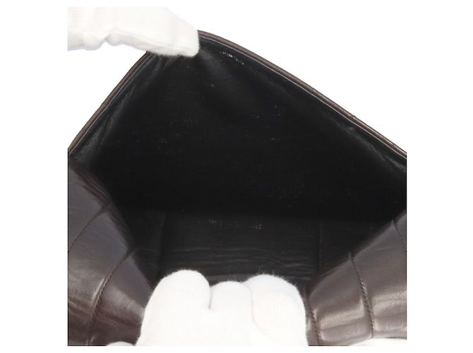 Borsa a tracolla Chanel Mademoiselle in pelle nera Nero - Ansicht 7