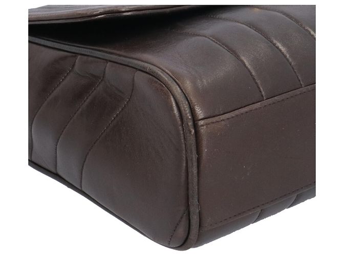 Borsa a tracolla Chanel Mademoiselle in pelle nera Nero - Ansicht 8