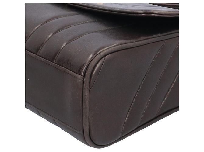 Borsa a tracolla Chanel Mademoiselle in pelle nera Nero - Ansicht 9