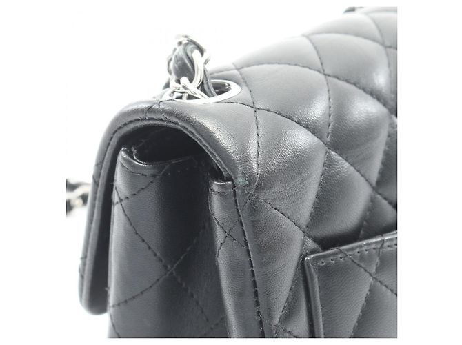Borsa a Spalla Chanel Mini Matelassé Nero - vista 10