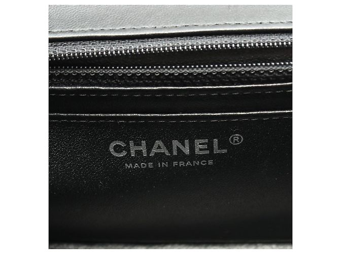 Borsa a Spalla Chanel Mini Matelassé Nero - vista 4