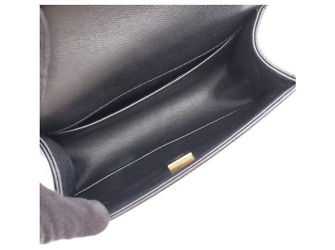 Borsa a Spalla Chanel Boy Small Nero - vista 3