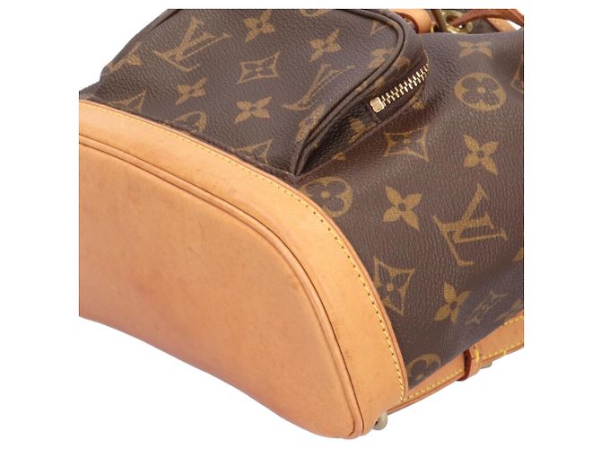 Zaino Louis Vuitton Mini Montsouris Monogram Marrone - vista 10