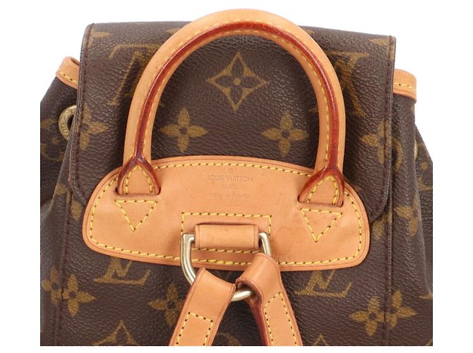 Zaino Louis Vuitton Mini Montsouris Monogram Marrone - vista 12