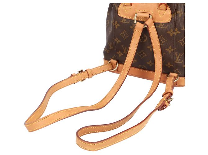 Zaino Louis Vuitton Mini Montsouris Monogram Marrone - vista 13