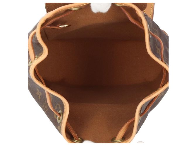 Zaino Louis Vuitton Mini Montsouris Monogram Marrone - vista 6